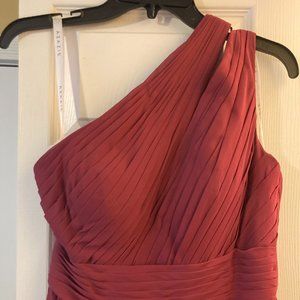 Azazie Molly (One Shoulder) Mulberry